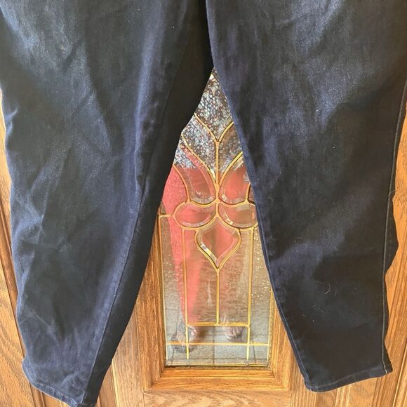 Seven7 Jeans Women's Size 14 Blue High Rise Skinny Crop Denim Ankle Dark Wash - Picture 5 of 16